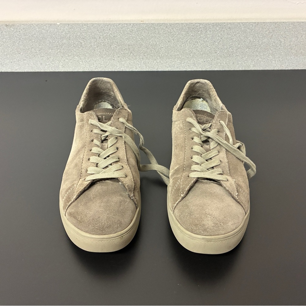 Clae Men's Suede Sneakers in Taupe
